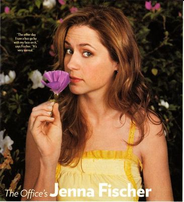 Jenna Fischer is hot no doubt about that but Pam not so much