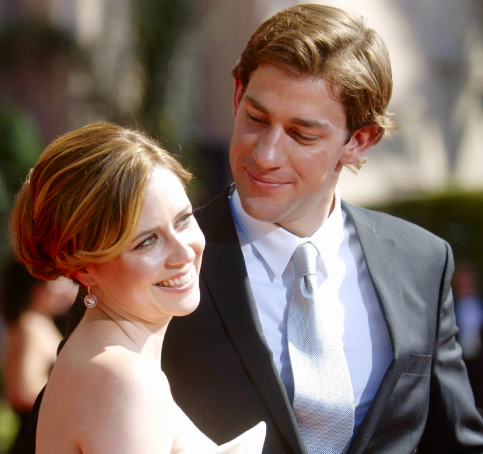 John Krasinski Jenna Fischer Thanks to OfficeTallycom and dryope at the 