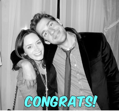 emily blunt engaged. “John and Emily were married