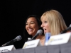 FOX FANFARE AT COMIC-CON 2010: (L-R) GLEE cast members  Naya Rivera and Brittany Morris during the GLEE panel session on Sunday, July 25, at the FOX FANFARE AT COMIC-CON 2010 in San Diego, CA.