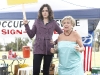 RAISING HOPE: Sabrina (Shannon Woodward, L) and Maw Maw (Cloris Leachman, R) participate in an Occupy Natesville protest in the "Single White Female Role Model" episode of RAISING HOPE airing Tuesday, March 6 (9:30-10:00 PM ET/PT) on FOX. ©2012 Fox Broadcasting Co. Cr: Greg Gayne