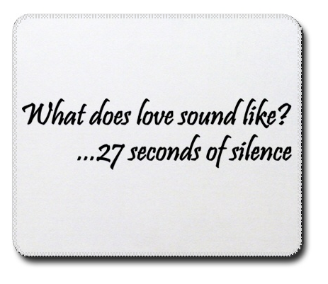 The Office,27 seconds of silence, mousepad