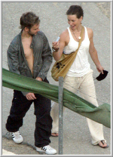 Evangeline Lilly and Dominic Monaghan