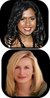 Mindy Kaling and Angela Kinsey, The Office