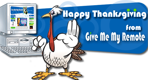 Happy Thanksgiving from GiveMeMyRemote.com