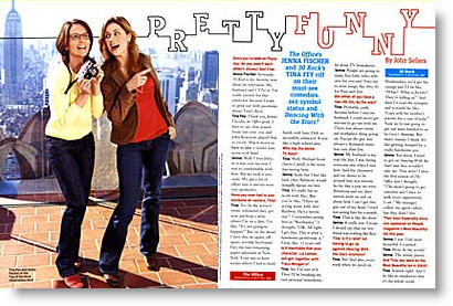 TV's Funny Ladies: Tina Fey & Jenna Fischer 