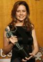 Jenna Fischer and her SAG Award