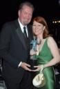 Kate Flannery and friend