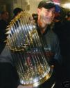 Theo Epstein with World Series Trophy