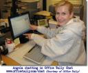 Angela Kinsey in the Office Tally Chat Room