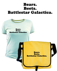 “Bears. Beets. Battlestar Galactica”, THE OFFICE t-shirts and merchandise