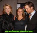 Erica with Jill Clayburgh and Peter Krause of DIRTY, SEXY, MONEY
