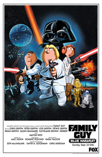 The Family Guy, Stars Wars, Blue Harvest