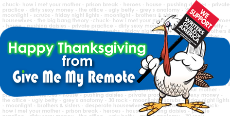 Happy Thanksgiving from Give Me My Remote