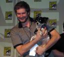 Bryan Fuller and a puppy