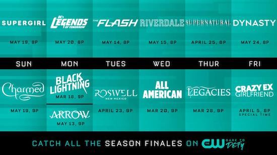 The CW 2019 Finale Dates