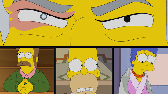 The Simpsons Fargo homage