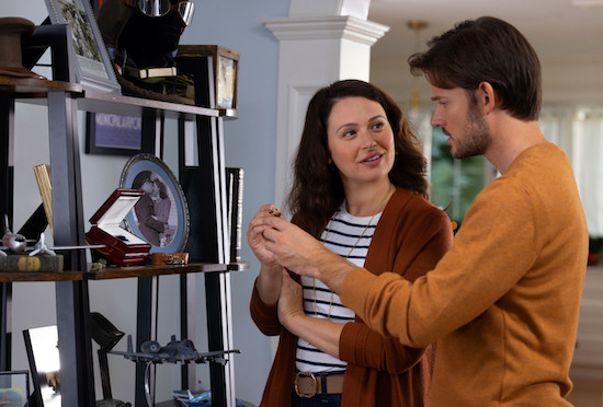 CHRISTMAS TAKES FLIGHT Exclusive Clip: Katie Lowes' Jenny Shares Some Family History with Matt - Give Me My Remote : Give Me My Remote