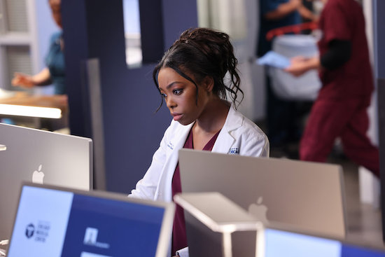 CHICAGO MED Asjha Cooper Exit