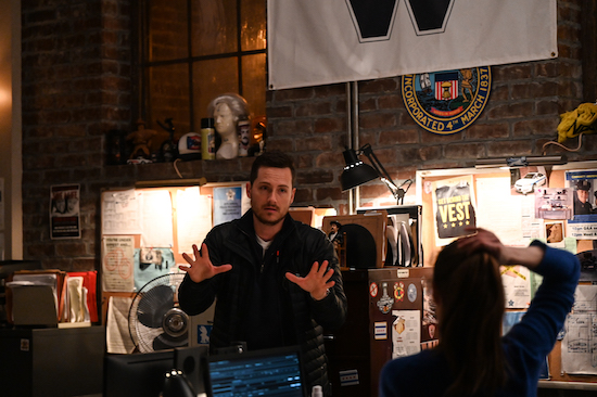 CHICAGO PD Jesse Lee Soffer directing