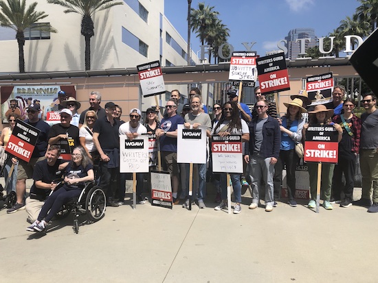 Bones reunion WGA strike