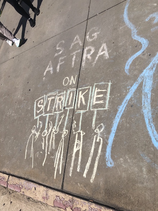 WGA supporting SAG-AFTRA strike